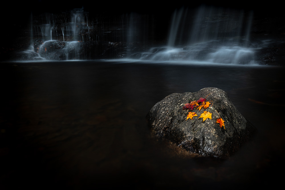 After photographing this waterfall many times before, I was eager to capture it in a different way.